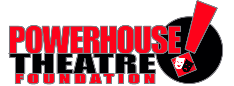 The official logo for the Powerhouse Theatre Foundation in red and black with an exclamation point.